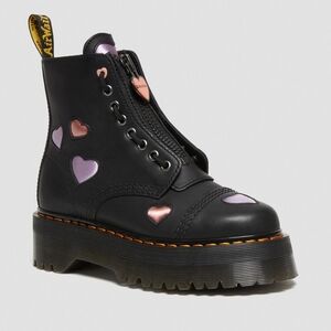 Dr. Martens Sinclair Leather Heart Platform Boots